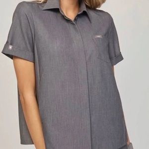 Figs Pilar Collared button down scrub stop XXS